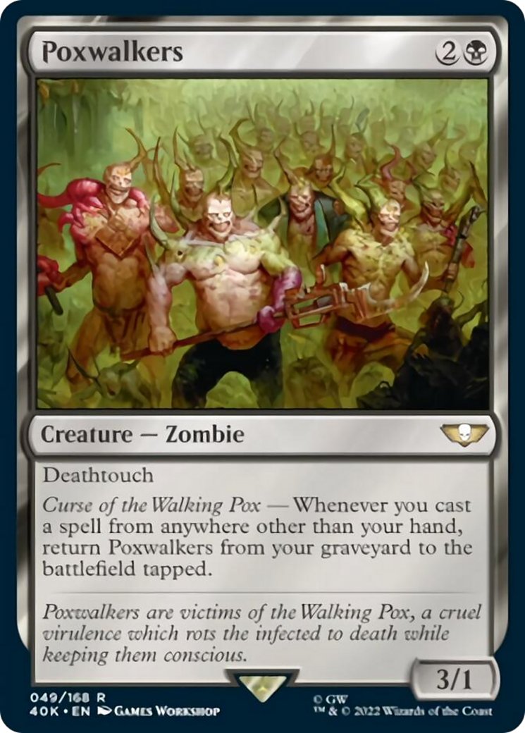 Poxwalkers (Surge Foil) [Universes Beyond: Warhammer 40,000] | Jack's On Queen