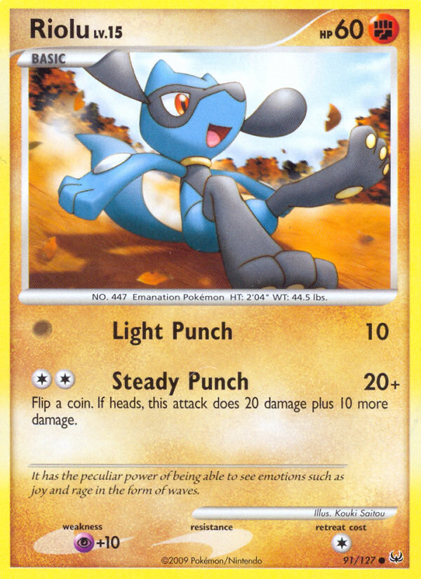 Riolu (91/127) [Platinum: Base Set] | Jack's On Queen