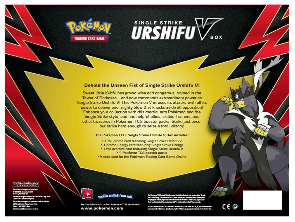 Sword & Shield: Battle Styles - Single Strike Urshifu V Box | Jack's On Queen