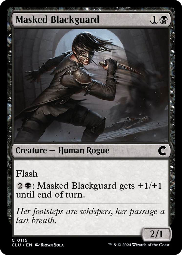 Masked Blackguard [Ravnica: Clue Edition] | Jack's On Queen