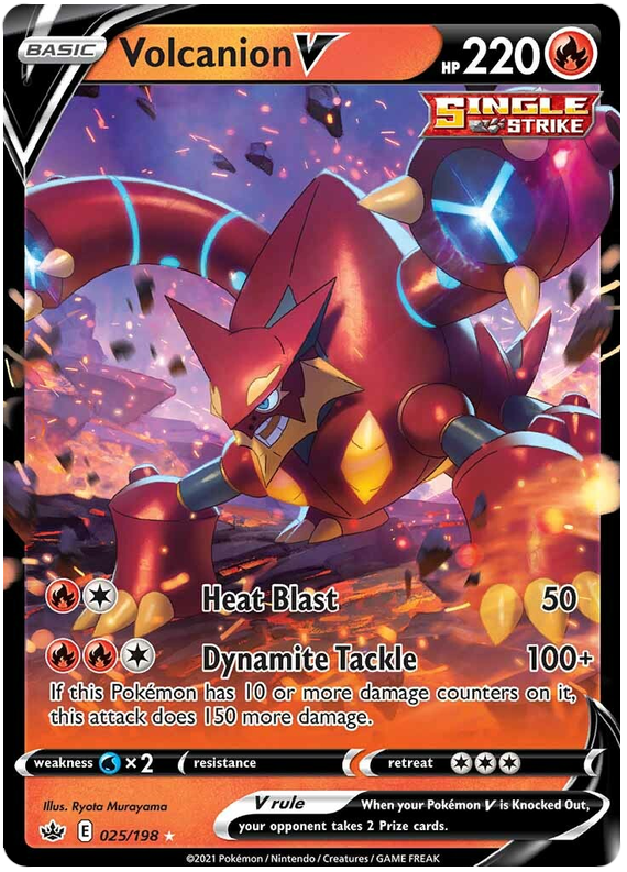 Volcanion V (025/198) [Sword & Shield: Chilling Reign] | Jack's On Queen