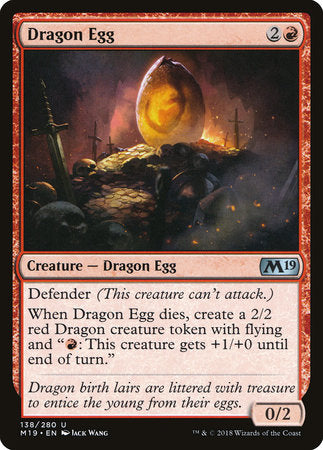 Dragon Egg [Core Set 2019] | Jack's On Queen