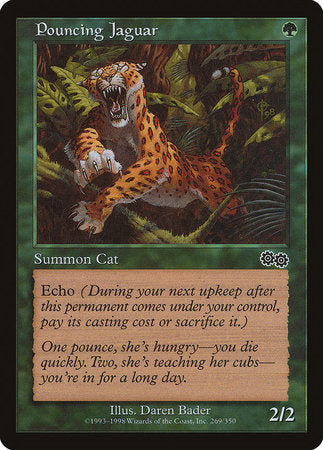 Pouncing Jaguar [Urza's Saga] | Jack's On Queen