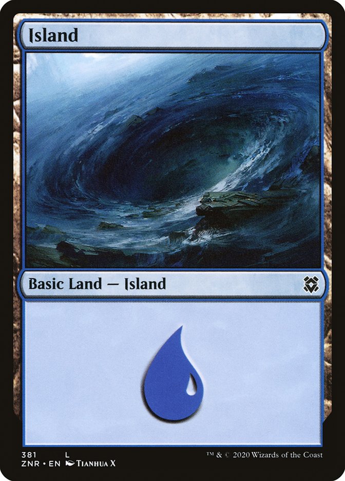 Island (381) [Zendikar Rising] | Jack's On Queen