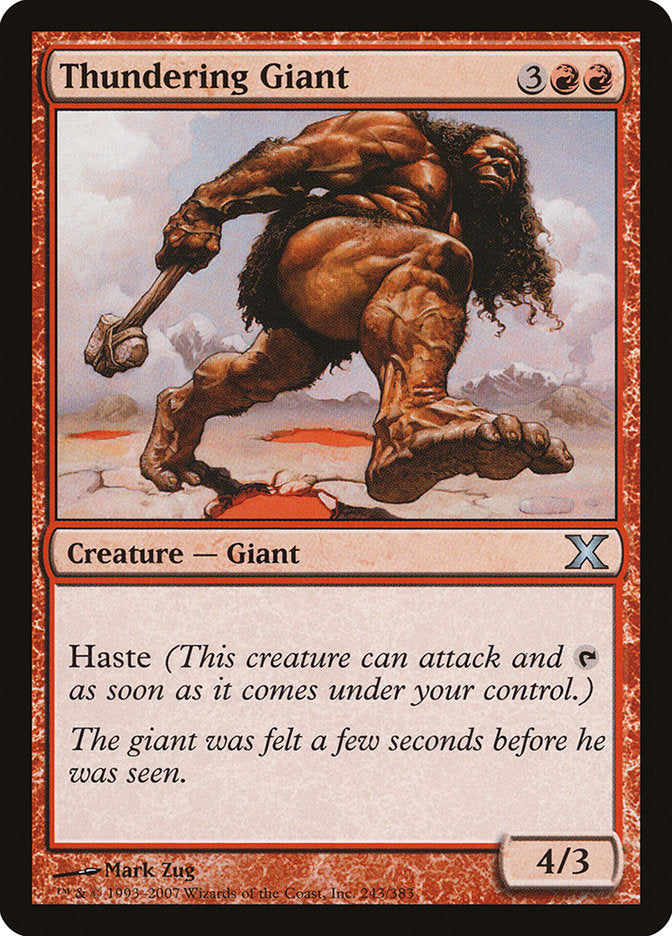 Thundering Giant [Tenth Edition] | Jack's On Queen