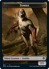 Ogre // Zombie Double-Sided Token [Starter Commander Decks] | Jack's On Queen