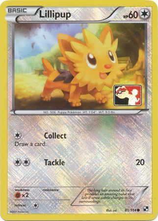 Lillipup (81/114) (League Promo) [Black & White: Base Set] | Jack's On Queen