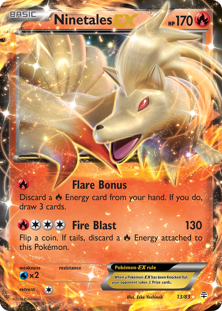 Ninetales EX (13/83) [XY: Generations] | Jack's On Queen