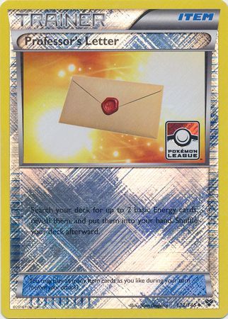 Professor's Letter (123/146) (League Promo) [XY: Base Set] | Jack's On Queen