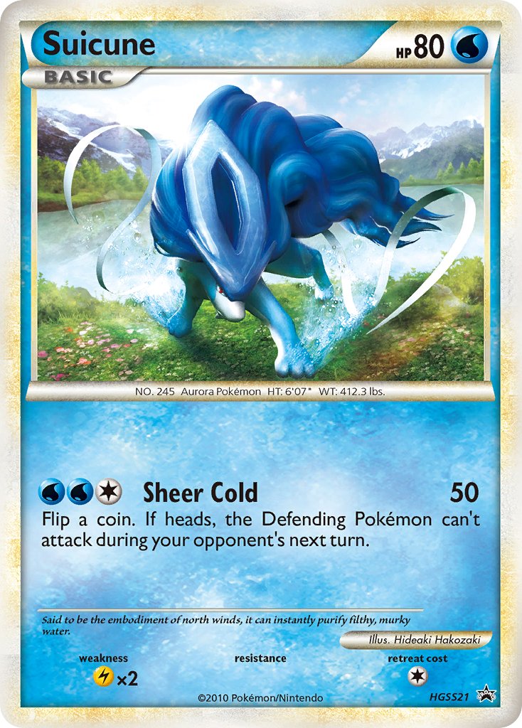 Suicune (HGSS21) [HeartGold & SoulSilver: Black Star Promos] | Jack's On Queen