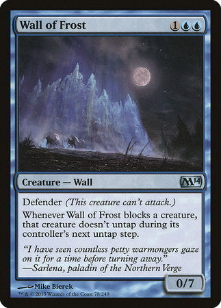 Wall of Frost [Magic 2014] | Jack's On Queen
