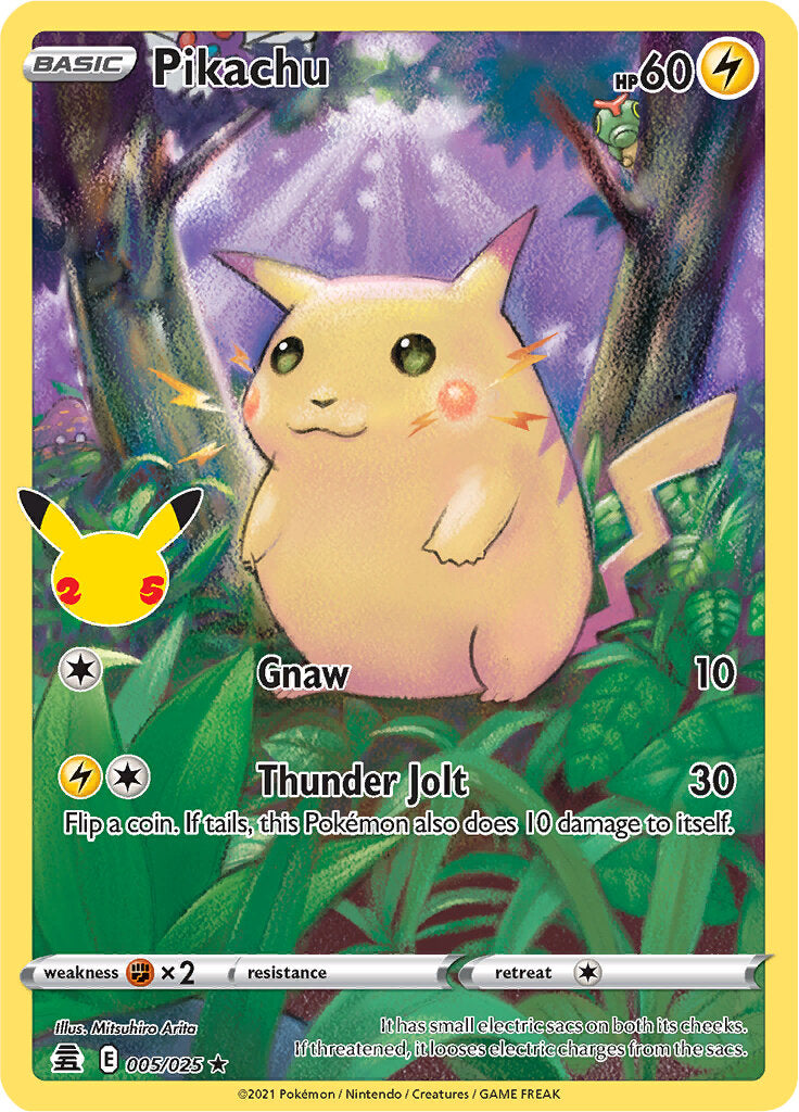 Pikachu (005/025) [Celebrations: 25th Anniversary] | Jack's On Queen