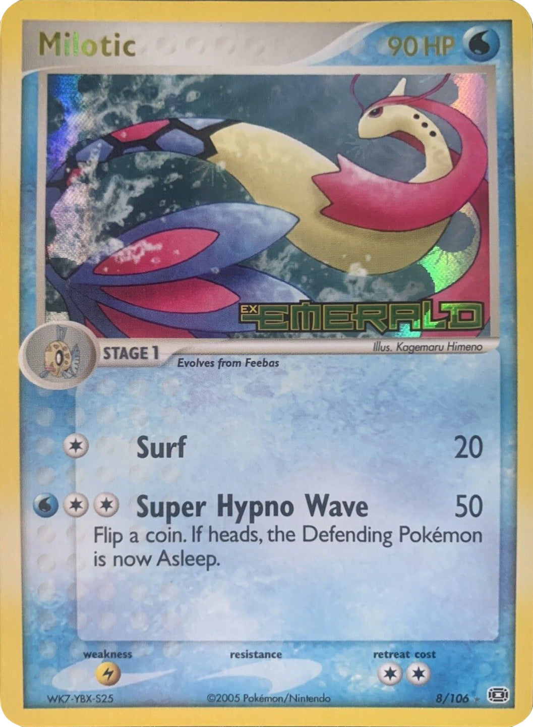Milotic (8/106) (Stamped) [EX: Emerald] | Jack's On Queen