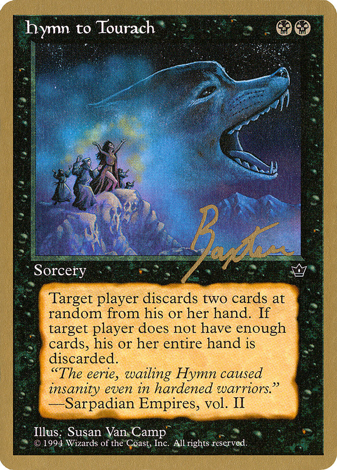 Hymn to Tourach (Wolf) (George Baxter) [Pro Tour Collector Set] | Jack's On Queen