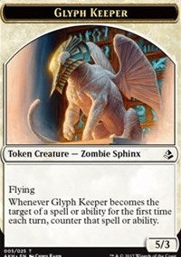 Glyph Keeper // Warrior Token [Amonkhet Tokens] | Jack's On Queen