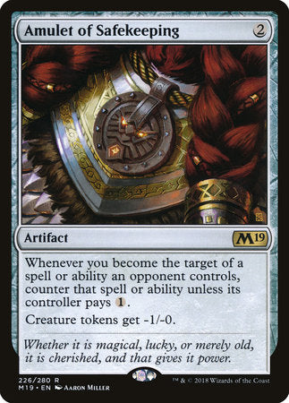 Amulet of Safekeeping [Core Set 2019] | Jack's On Queen