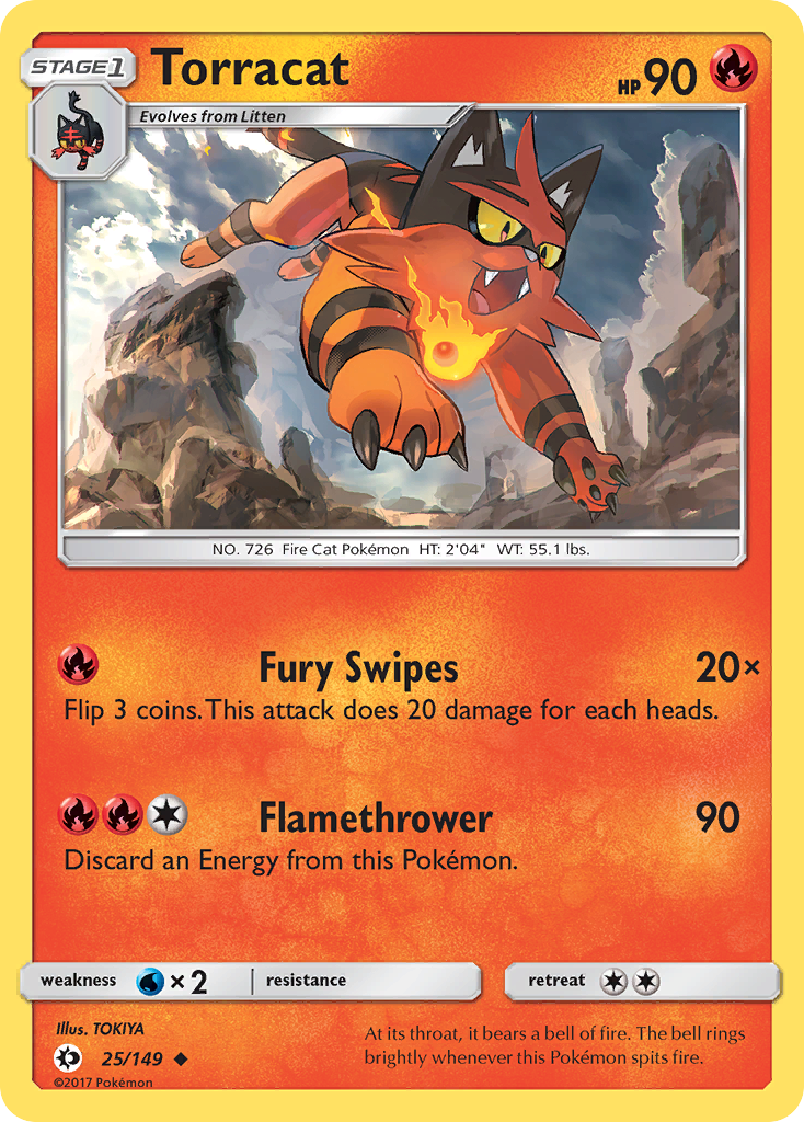 Torracat (25/149) [Sun & Moon: Base Set] | Jack's On Queen