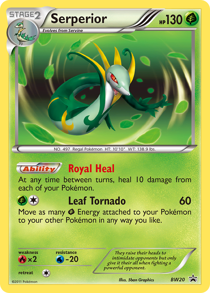 Serperior (BW20) [Black & White: Black Star Promos] | Jack's On Queen