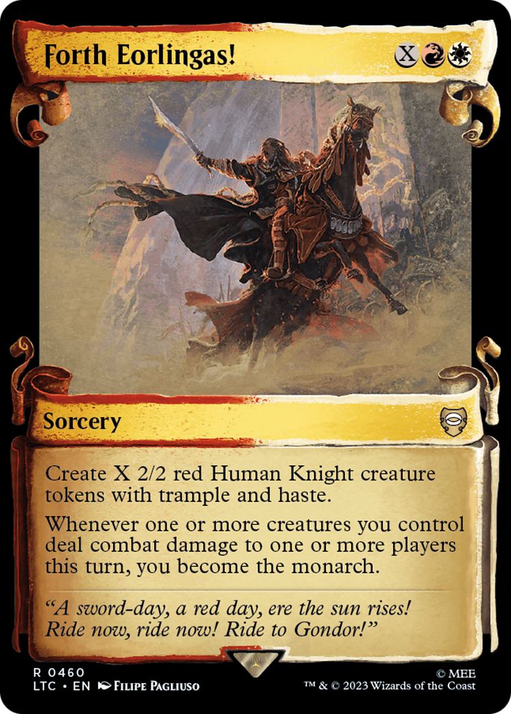 Forth Eorlingas! [The Lord of the Rings: Tales of Middle-Earth Commander Showcase Scrolls] | Jack's On Queen