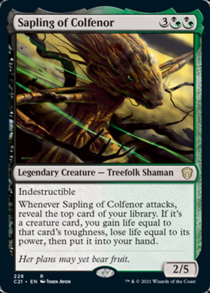 Sapling of Colfenor [Commander 2021] | Jack's On Queen