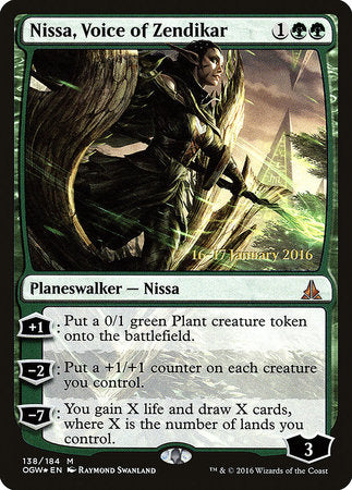 Nissa, Voice of Zendikar [Oath of the Gatewatch Promos] | Jack's On Queen