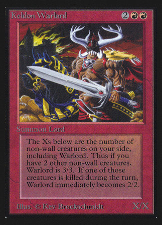 Keldon Warlord (IE) [Intl. Collectors’ Edition] | Jack's On Queen