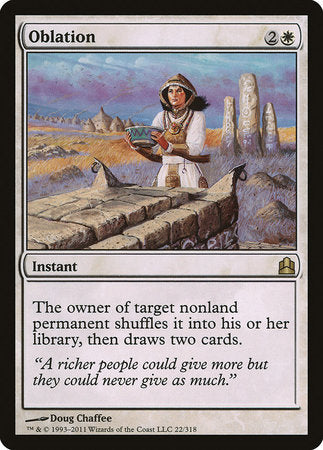 Oblation [Commander 2011] | Jack's On Queen