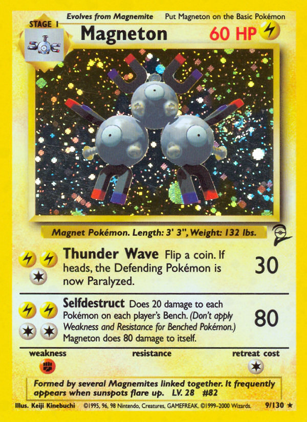 Magneton (9/130) [Base Set 2] | Jack's On Queen