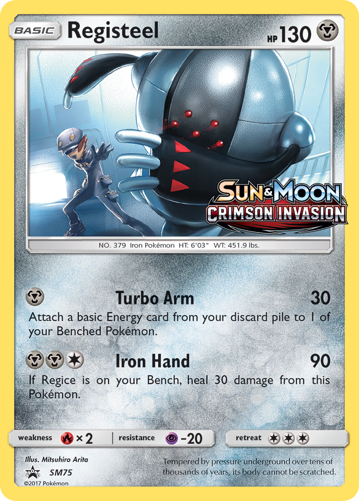 Registeel (SM75) [Sun & Moon: Black Star Promos] | Jack's On Queen