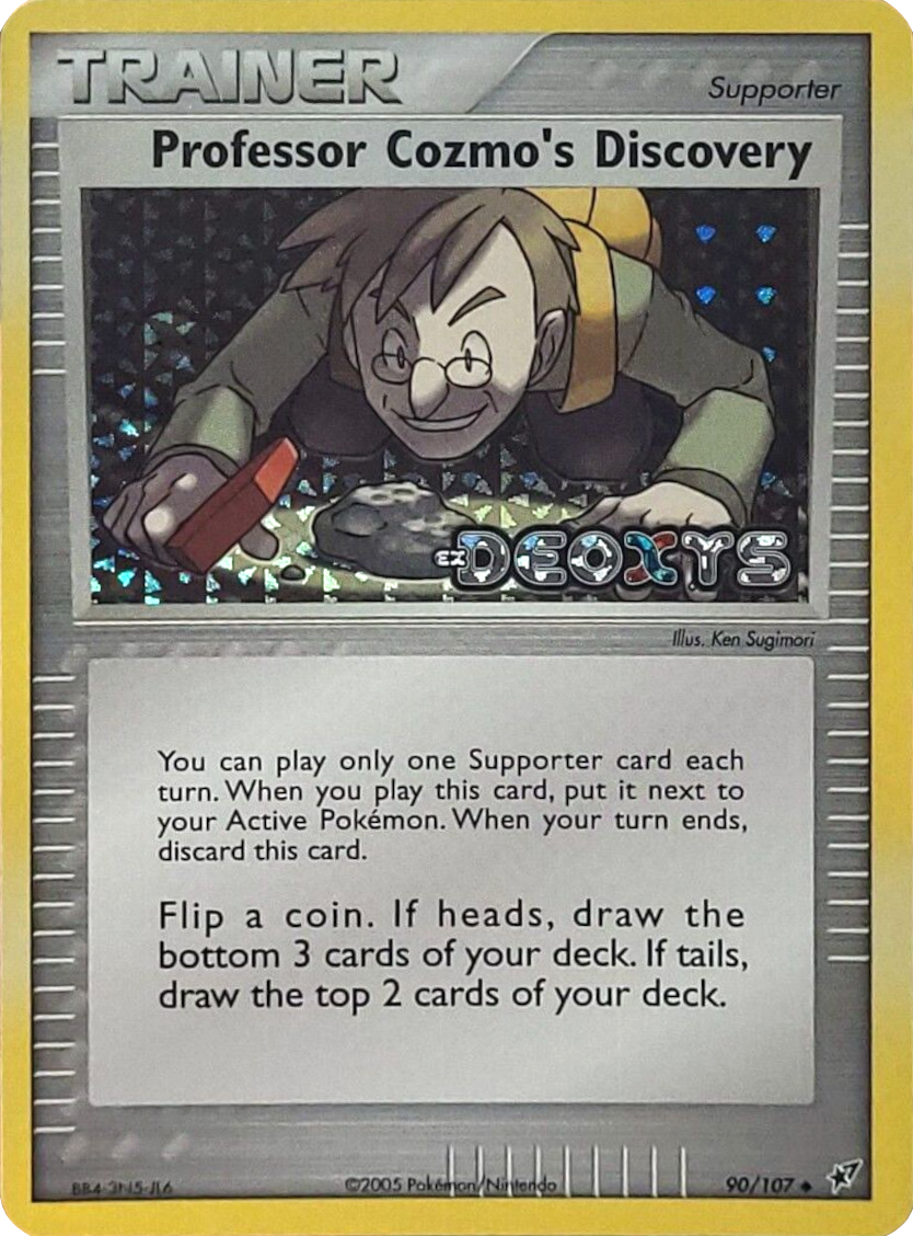 Professor Cozmo's Discovery (90/107) (Stamped) [EX: Deoxys] | Jack's On Queen