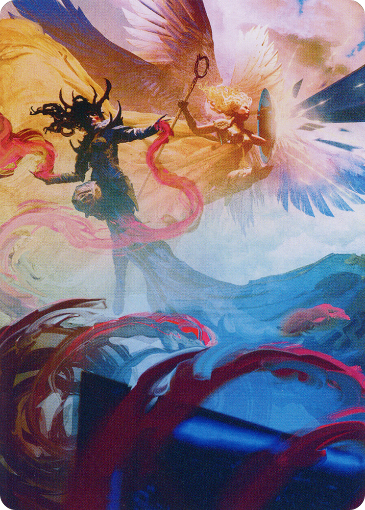 Drana and Linvala Art Card [March of the Machine Art Series] | Jack's On Queen