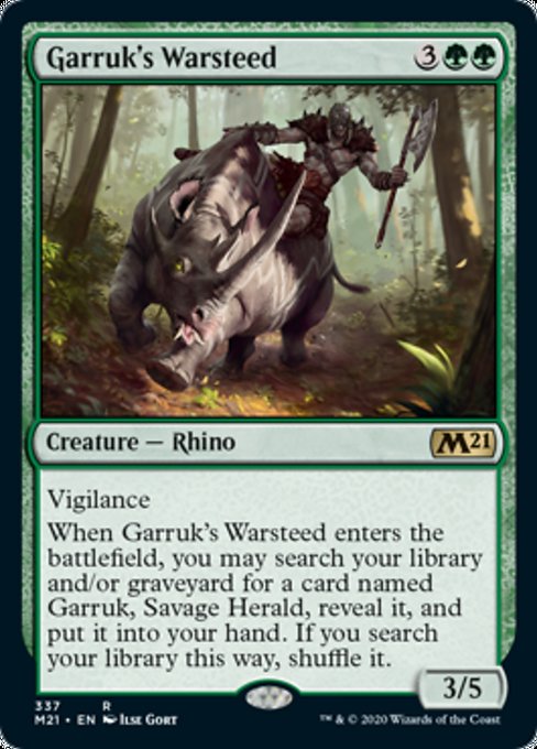 Garruk's Warsteed [Core Set 2021] | Jack's On Queen