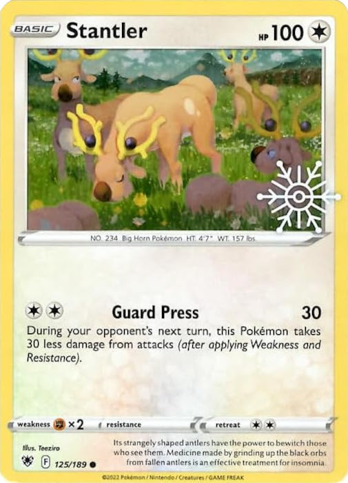 Stantler (125/189) (Holiday Calendar) [Sword & Shield: Astral Radiance] | Jack's On Queen