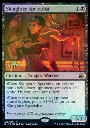 Slaughter Specialist [Innistrad: Midnight Hunt Prerelease Promos] | Jack's On Queen