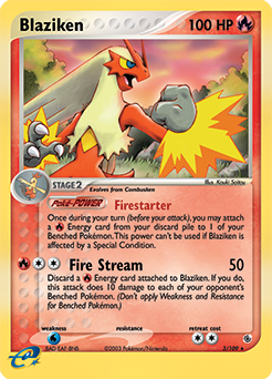 Blaziken (3/109) [EX: Battle Stadium] | Jack's On Queen