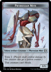 Phyrexian Mite // Phyrexian Insect Double-Sided Token [Phyrexia: All Will Be One Commander Tokens] | Jack's On Queen