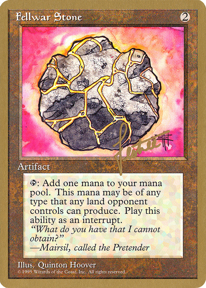 Fellwar Stone (Bertrand Lestree) [Pro Tour Collector Set] | Jack's On Queen
