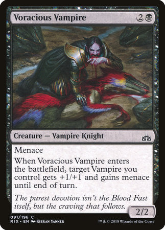 Voracious Vampire [Rivals of Ixalan] | Jack's On Queen