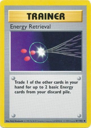 Energy Retrieval (81/102) [Base Set Shadowless Unlimited] | Jack's On Queen