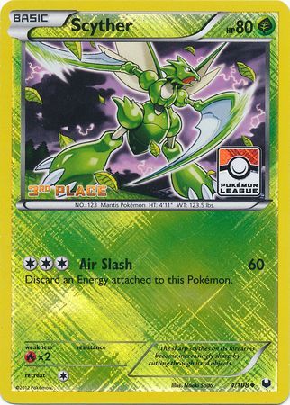 Scyther (4/108) (League Promo 3rd Place) [Black & White: Dark Explorers] | Jack's On Queen