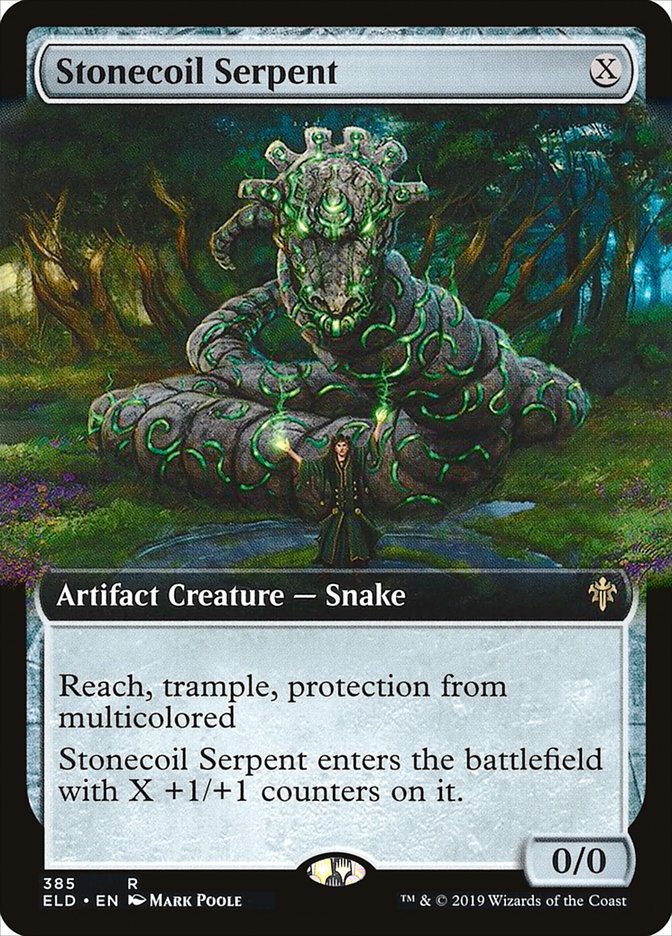 Stonecoil Serpent (Extended Art) [Throne of Eldraine] | Jack's On Queen