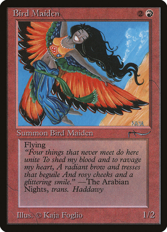 Bird Maiden (Dark Mana Cost) [Arabian Nights] | Jack's On Queen