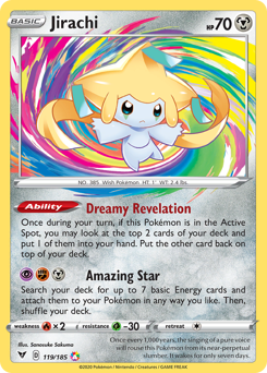 Jirachi (119/185) [Sword & Shield: Vivid Voltage] | Jack's On Queen