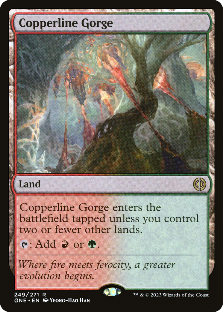 Copperline Gorge [Phyrexia: All Will Be One] | Jack's On Queen