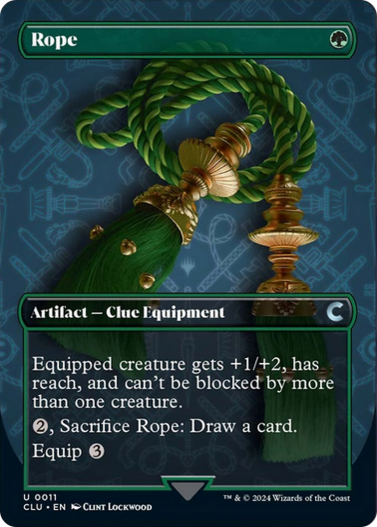 Rope (Borderless) [Ravnica: Clue Edition] | Jack's On Queen