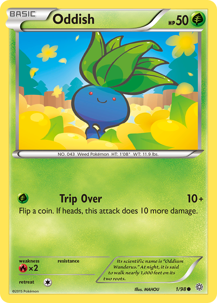 Oddish (1/98) [XY: Ancient Origins] | Jack's On Queen