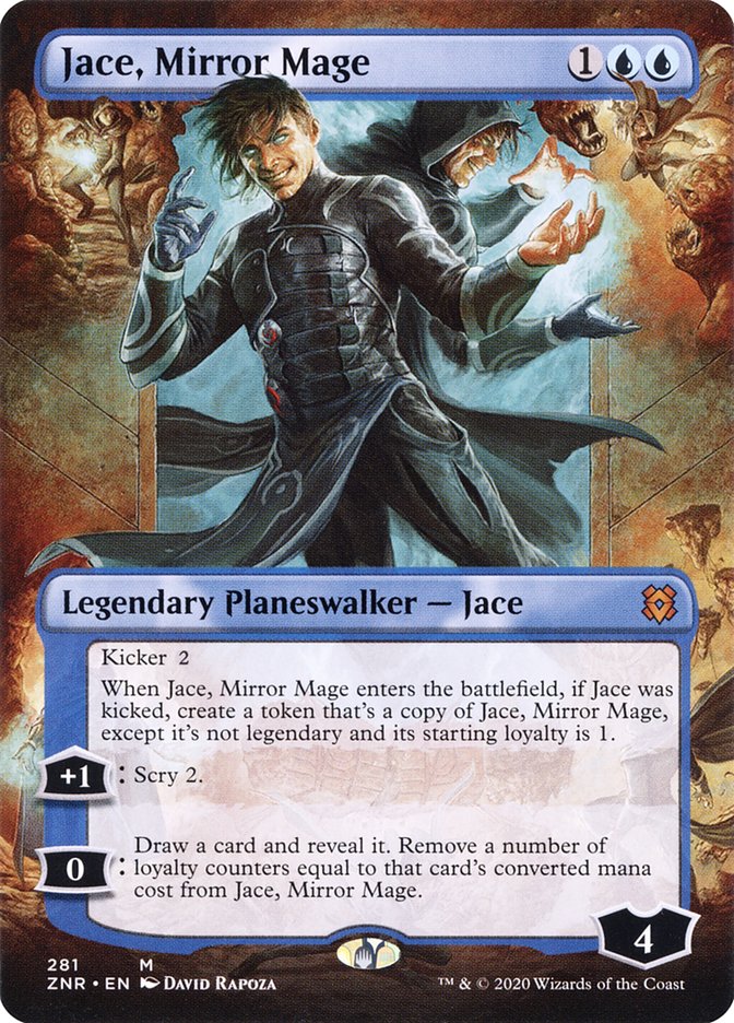 Jace, Mirror Mage (Borderless) [Zendikar Rising] | Jack's On Queen