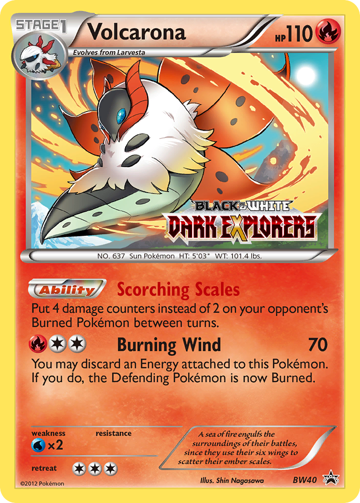 Volcarona (BW40) [Black & White: Black Star Promos] | Jack's On Queen