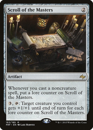 Scroll of the Masters [Fate Reforged] | Jack's On Queen