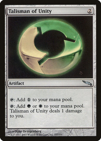Talisman of Unity [Mirrodin] | Jack's On Queen